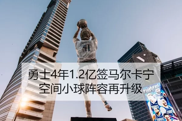 勇士4年1.2亿签马尔卡宁 空间小球阵容再升级